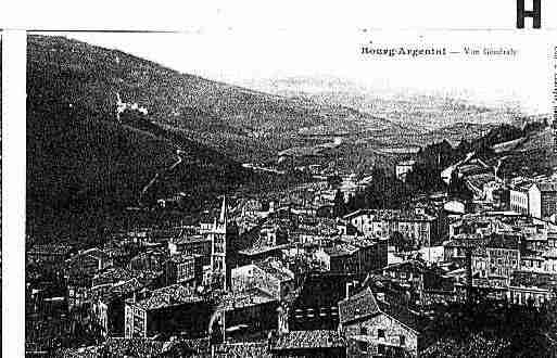 Ville de BOURGARGENTAL Carte postale ancienne