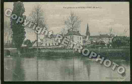 Ville de BOURGD\'IRE(LE) Carte postale ancienne