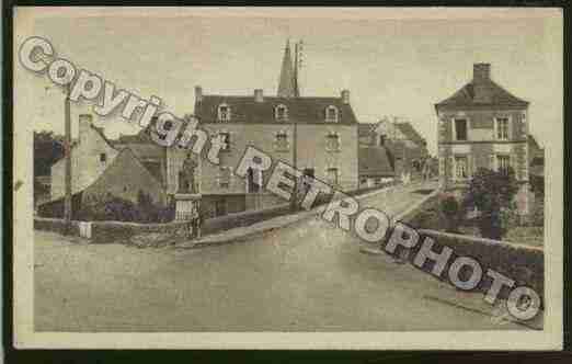 Ville de BOURGD\'IRE(LE) Carte postale ancienne