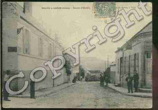 Ville de BOURGETCOMIN Carte postale ancienne