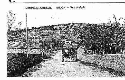 Ville de BOURGSAINTANDEOL Carte postale ancienne Ville de BOURGSAINTANDEOL Carte postale ancienne
