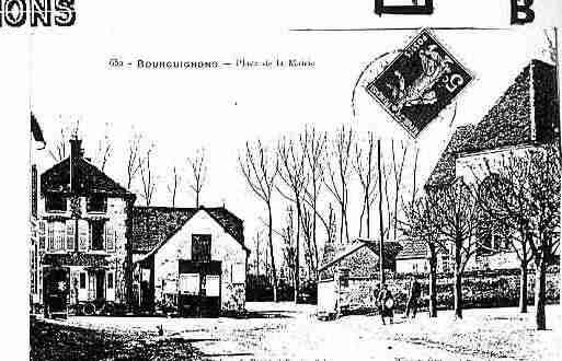 Ville de BOURGUIGNONS Carte postale ancienne