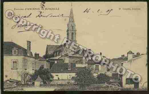 Ville de BOUZILLE Carte postale ancienne