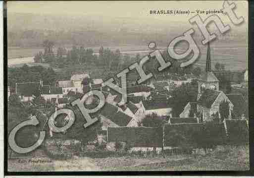 Ville de BRASLES Carte postale ancienne