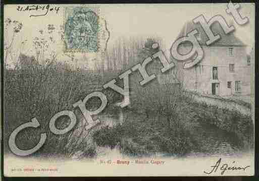Ville de BRENY Carte postale ancienne