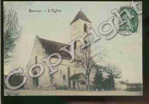 Ville de BRESNAY Carte postale ancienne