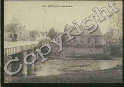 Ville de BREVILLY Carte postale ancienne