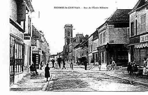 Ville de BRIENNELECHATEAU Carte postale ancienne