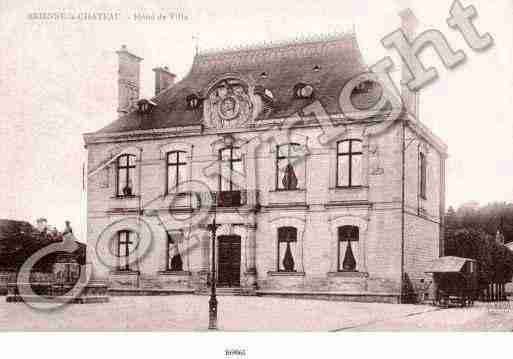 Ville de BRIENNELECHATEAU Carte postale ancienne