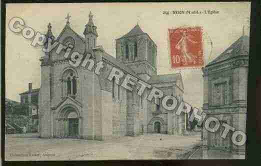Ville de BRION Carte postale ancienne Ville de BRION Carte postale ancienne