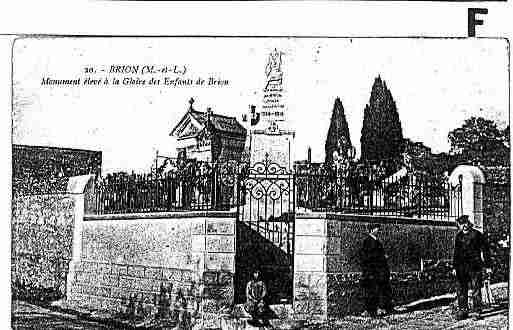 Ville de BRION Carte postale ancienne