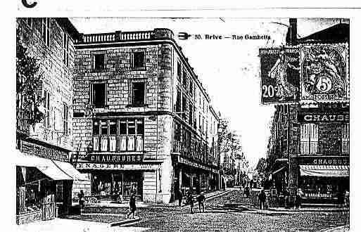 Ville de BRIVELAGAILLARDE Carte postale ancienne