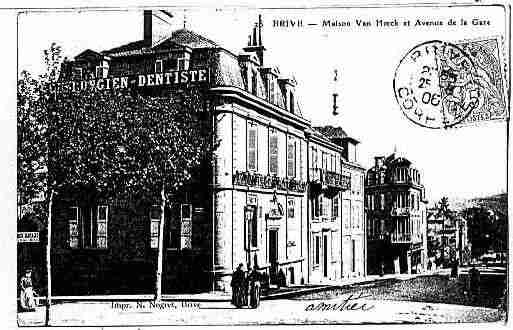 Ville de BRIVELAGAILLARDE Carte postale ancienne