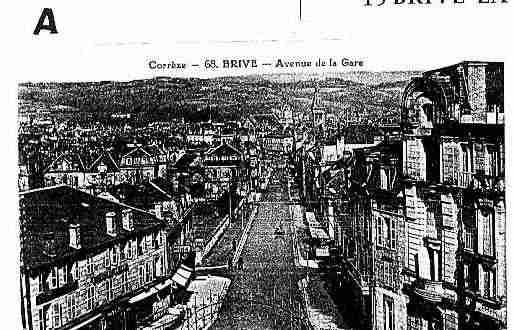 Ville de BRIVELAGAILLARDE Carte postale ancienne