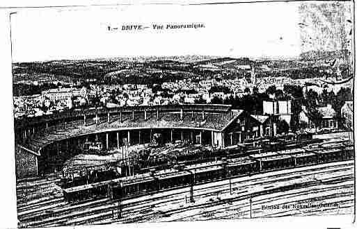 Ville de BRIVELAGAILLARDE Carte postale ancienne