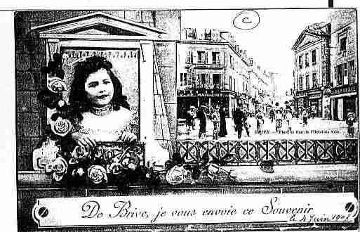 Ville de BRIVELAGAILLARDE Carte postale ancienne
