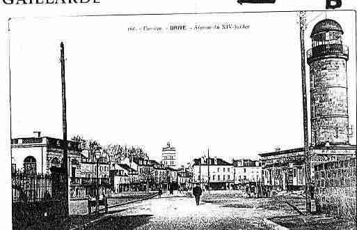 Ville de BRIVELAGAILLARDE Carte postale ancienne