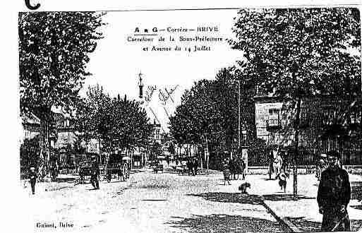 Ville de BRIVELAGAILLARDE Carte postale ancienne