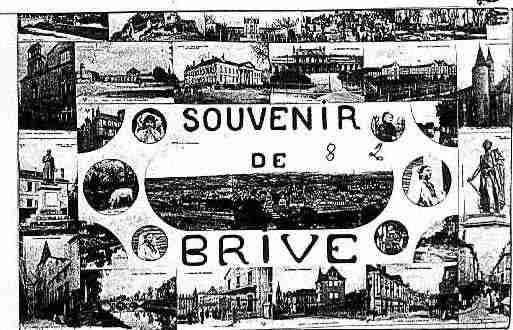 Ville de BRIVELAGAILLARDE Carte postale ancienne