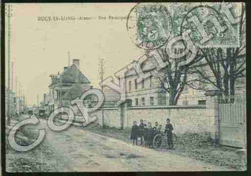 Ville de BUCYLELONG Carte postale ancienne