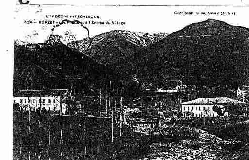 Ville de BURZET Carte postale ancienne