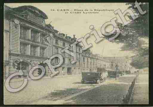 Ville de CAEN Carte postale ancienne