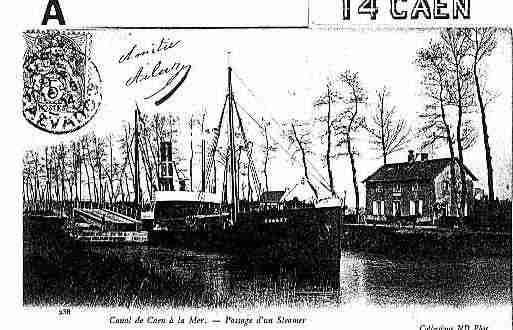 Ville de CAEN Carte postale ancienne
