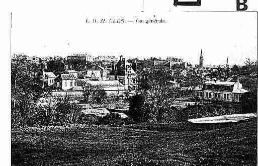 Ville de CAEN Carte postale ancienne