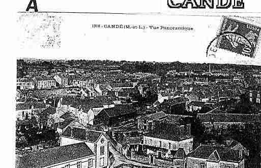 Ville de CANDE Carte postale ancienne