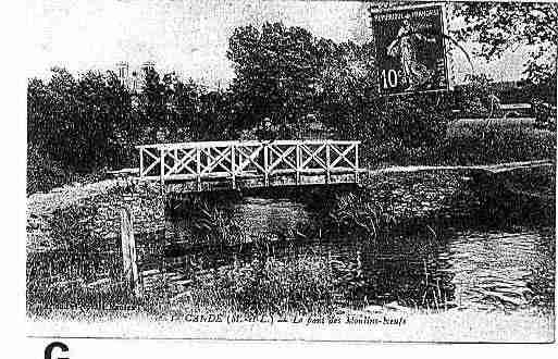 Ville de CANDE Carte postale ancienne