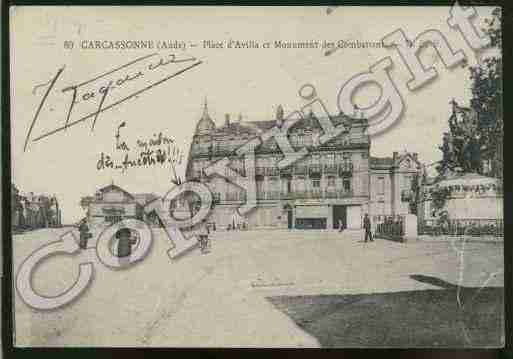 Ville de CARCASSONNE Carte postale ancienne