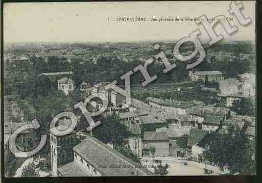 Ville de CARCASSONNE Carte postale ancienne