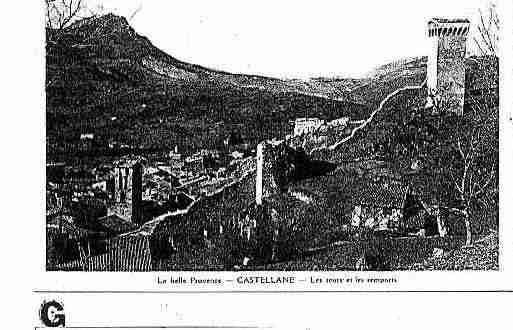 Ville de CASTELLANE Carte postale ancienne