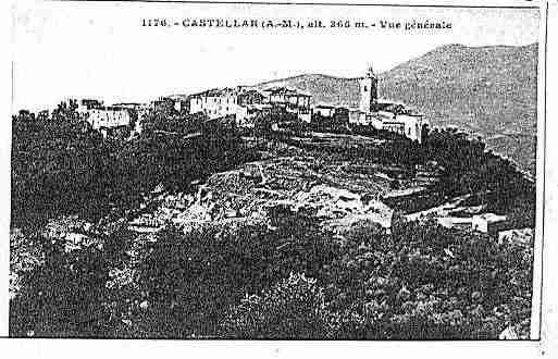 Ville de CASTELLAR Carte postale ancienne