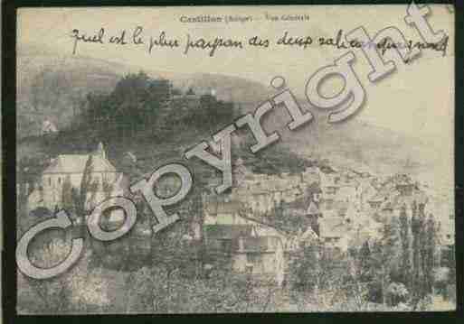 Ville de CASTILLONENCOUSERANS Carte postale ancienne Ville de CASTILLONENCOUSERANS Carte postale ancienne