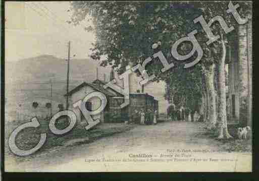 Ville de CASTILLONENCOUSERANS Carte postale ancienne