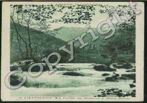 Ville de CASTILLONENCOUSERANS Carte postale ancienne