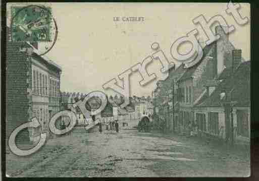 Ville de CATELET(LE) Carte postale ancienne