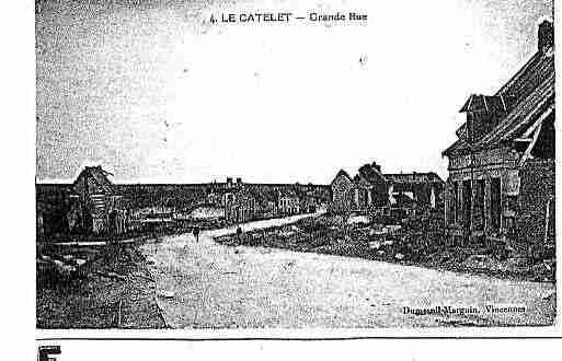 Ville de CATELET(LE) Carte postale ancienne