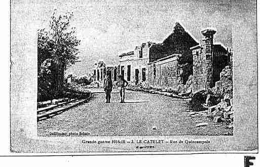 Ville de CATELET(LE) Carte postale ancienne