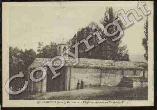 Ville de CAUSSOLS Carte postale ancienne