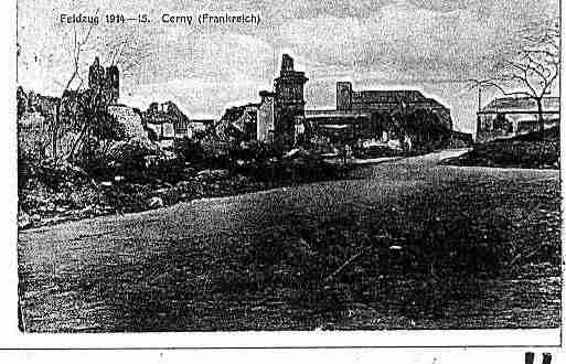 Ville de CERNYENLAONNOIS Carte postale ancienne