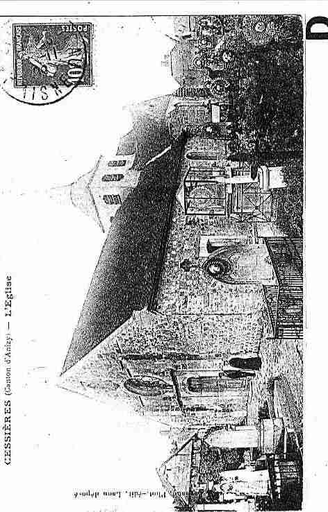 Ville de CESSIERES Carte postale ancienne