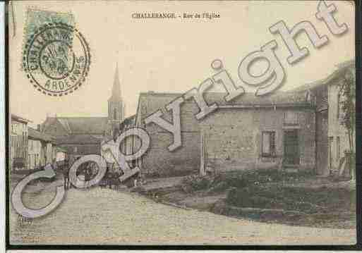 Ville de CHALLERANGE Carte postale ancienne