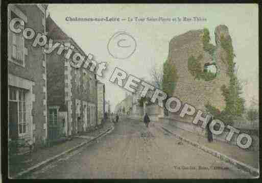 Ville de CHALONNESSURLOIRE Carte postale ancienne