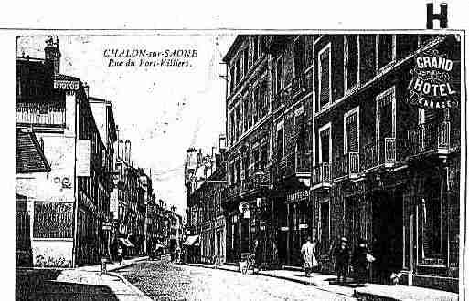 Ville de CHALONSURSAONE Carte postale ancienne