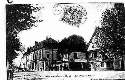 Ville de CHALONSURSAONE Carte postale ancienne