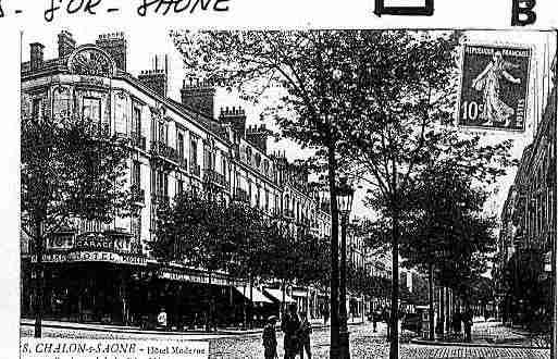 Ville de CHALONSURSAONE Carte postale ancienne