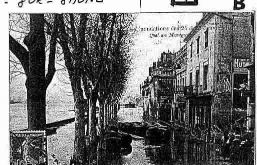 Ville de CHALONSURSAONE Carte postale ancienne