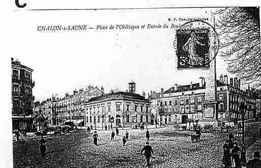 Ville de CHALONSURSAONE Carte postale ancienne